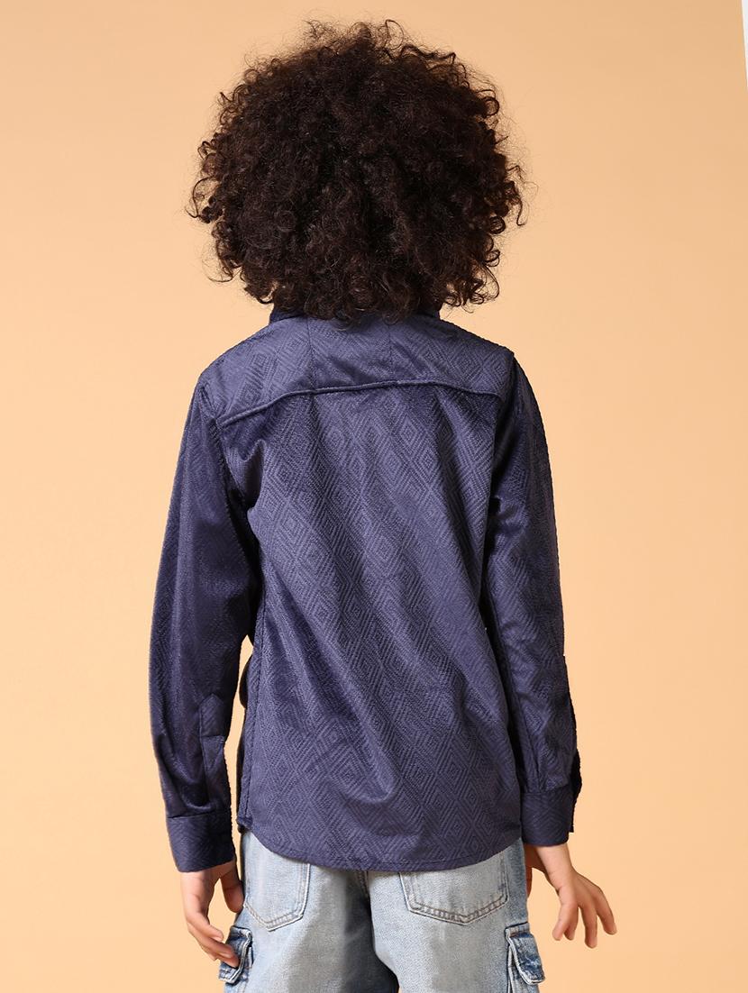 boys long sleeves solid shirt - 21649828 - Standard Image - 2