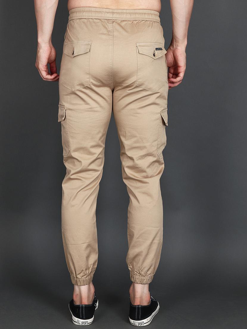 men mid rise solid cargo - 21650253 - Standard Image - 2