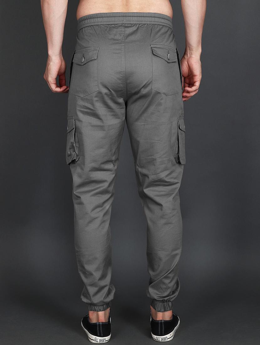 men mid rise solid cargo - 21650256 - Standard Image - 2