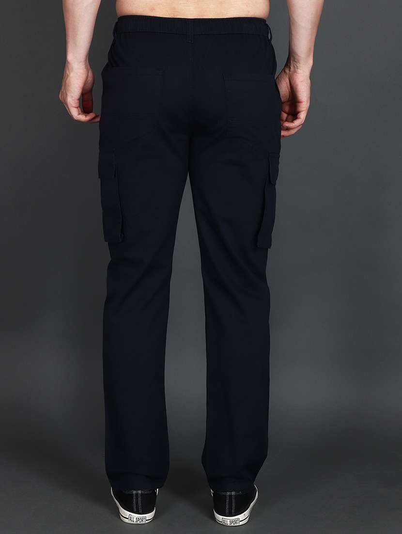 men mid rise solid cargo - 21650268 - Standard Image - 2