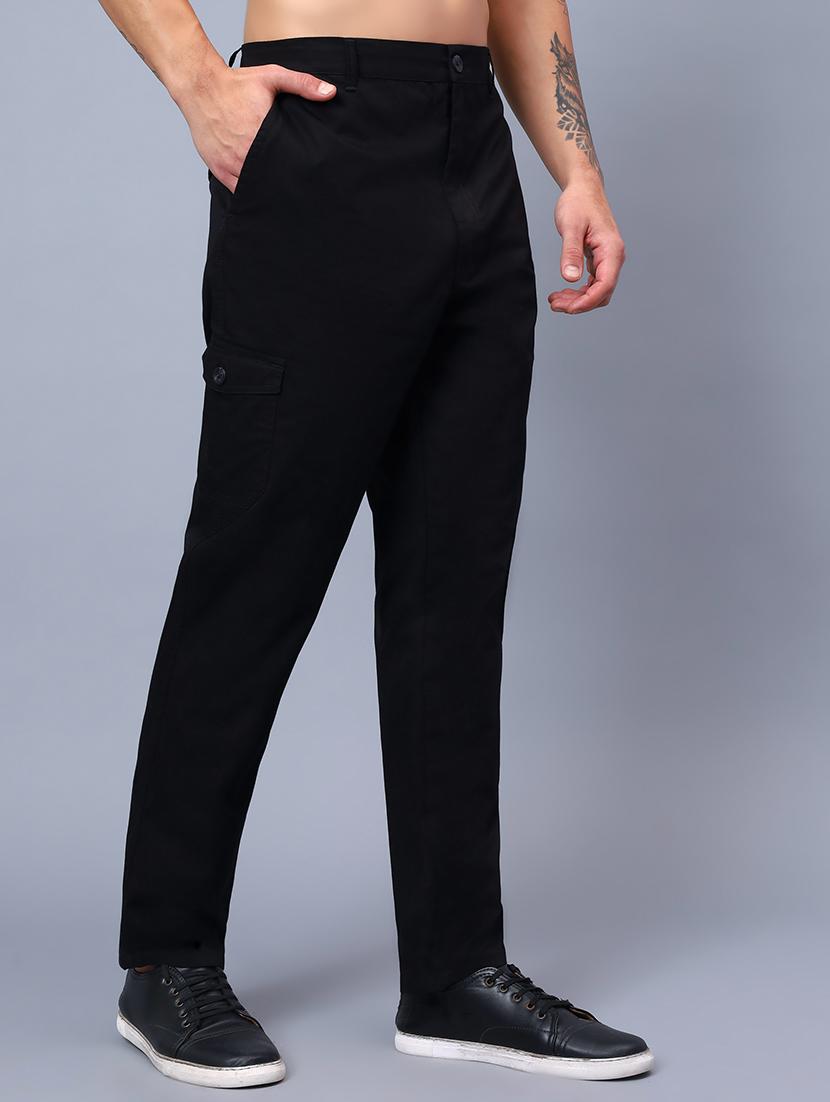 men mid rise solid cargo - 21650272 - Standard Image - 2