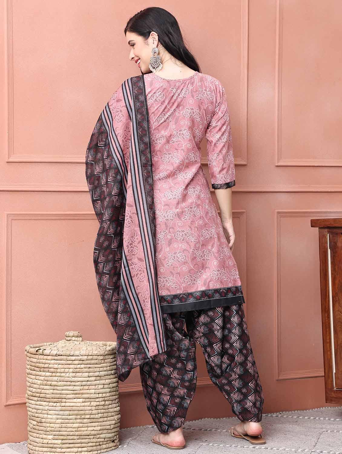 women floral kurta salwar set with dupatta - 21650292 - Standard Image - 2