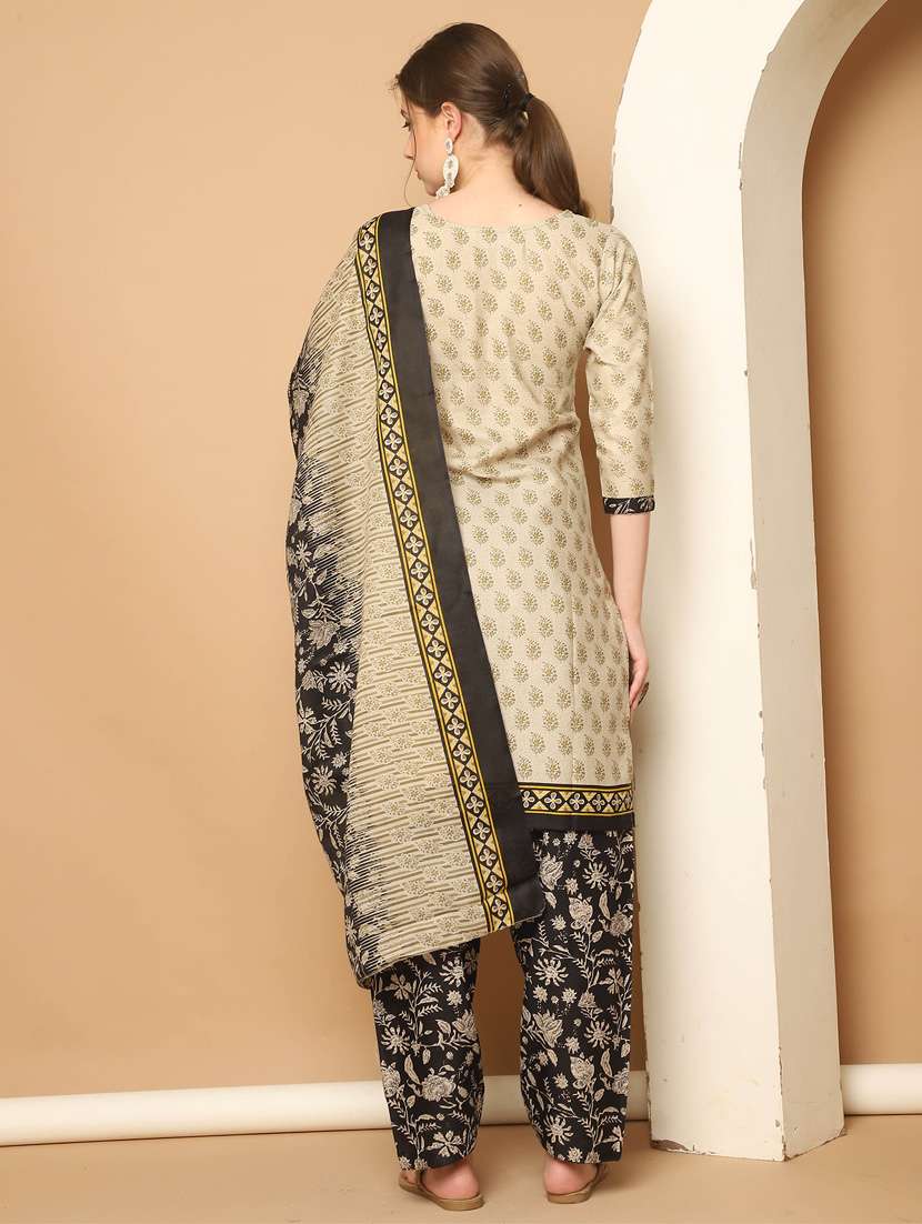 women printed kurta salwar set with dupatta - 21650295 -  Standard Image - 2