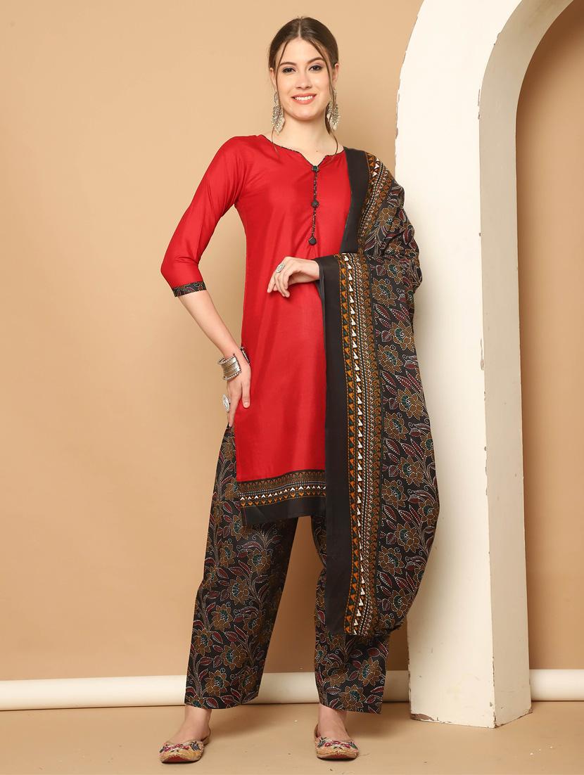 women solid kurta salwar set with dupatta - 21650308 - Zoom Image - 0