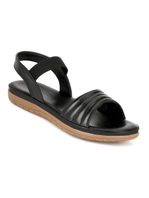 women black back strap sandal - 21650579 -  Standard Image - 0