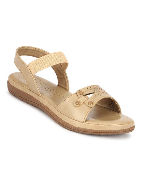 women beige back strap sandal - 21650584 -  Standard Image - 0