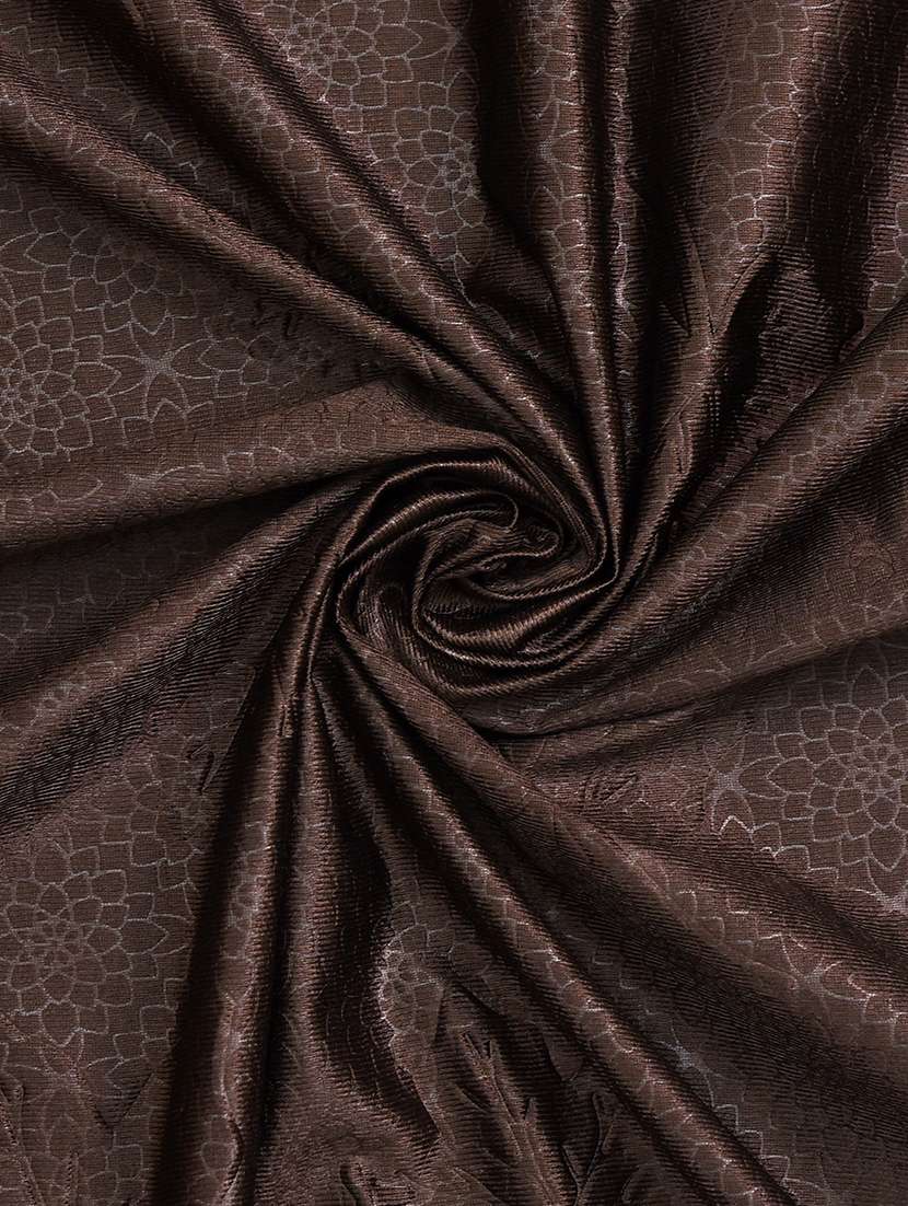 brown printed sheer curtain - 21650588 -  Standard Image - 2