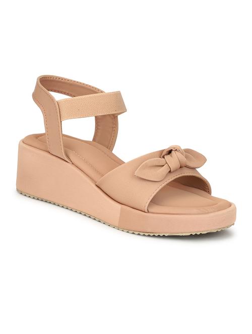 women solid back strap wedge - 21650738 - Standard Image - 0