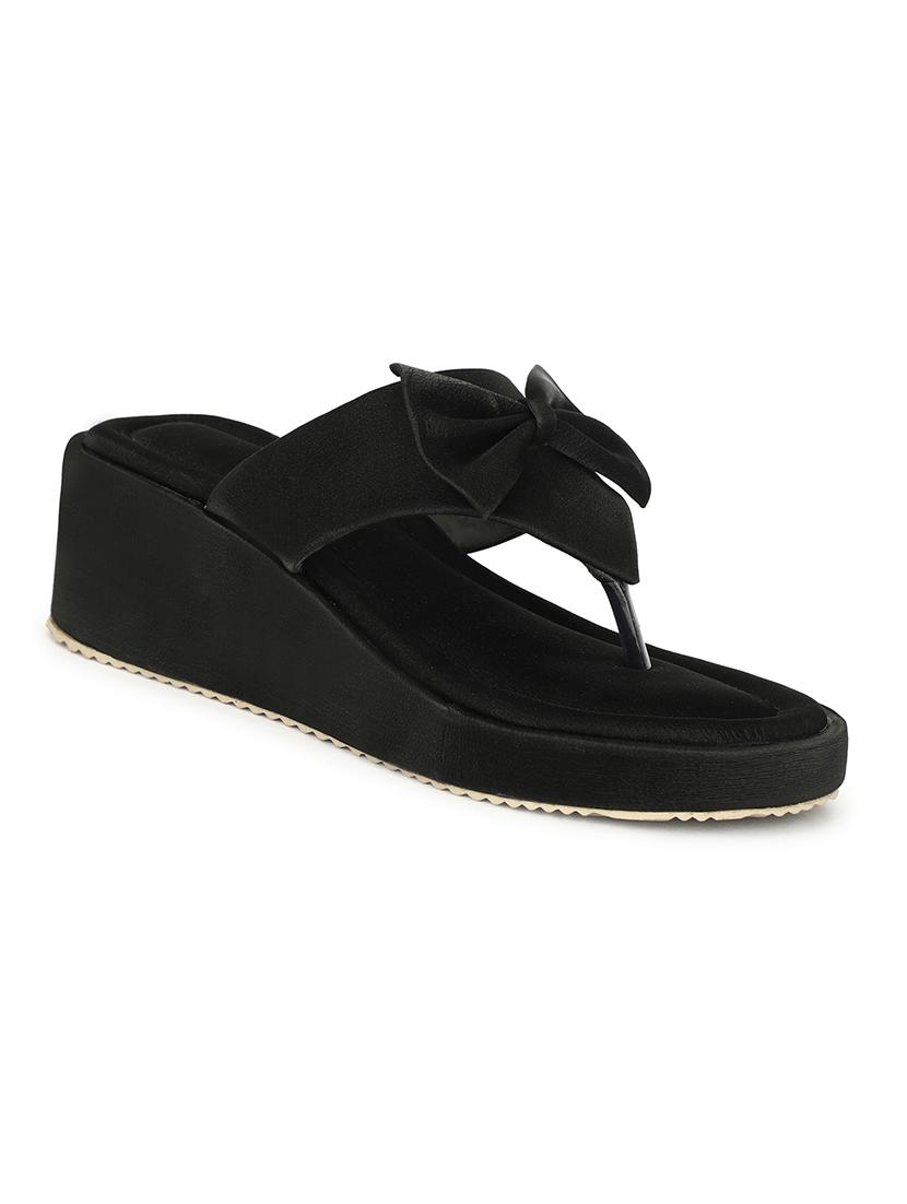 women black solid wedge - 21650747 - Zoom Image - 0