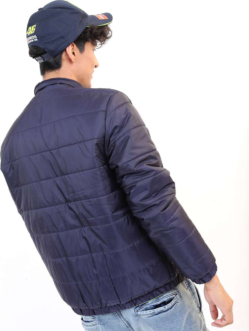 men solid long sleeve quilted jacket - 21651043 -  Standard Image - 2