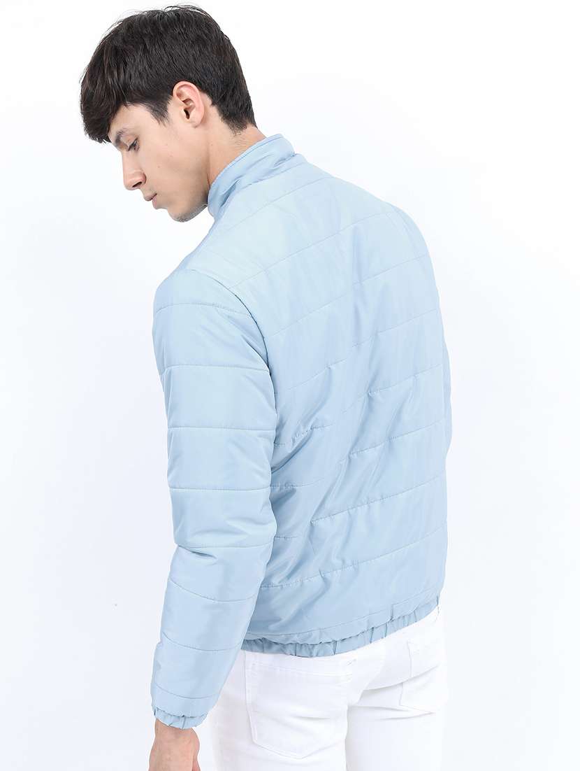 men solid sleeveless quilted jacket - 21651058 -  Standard Image - 2