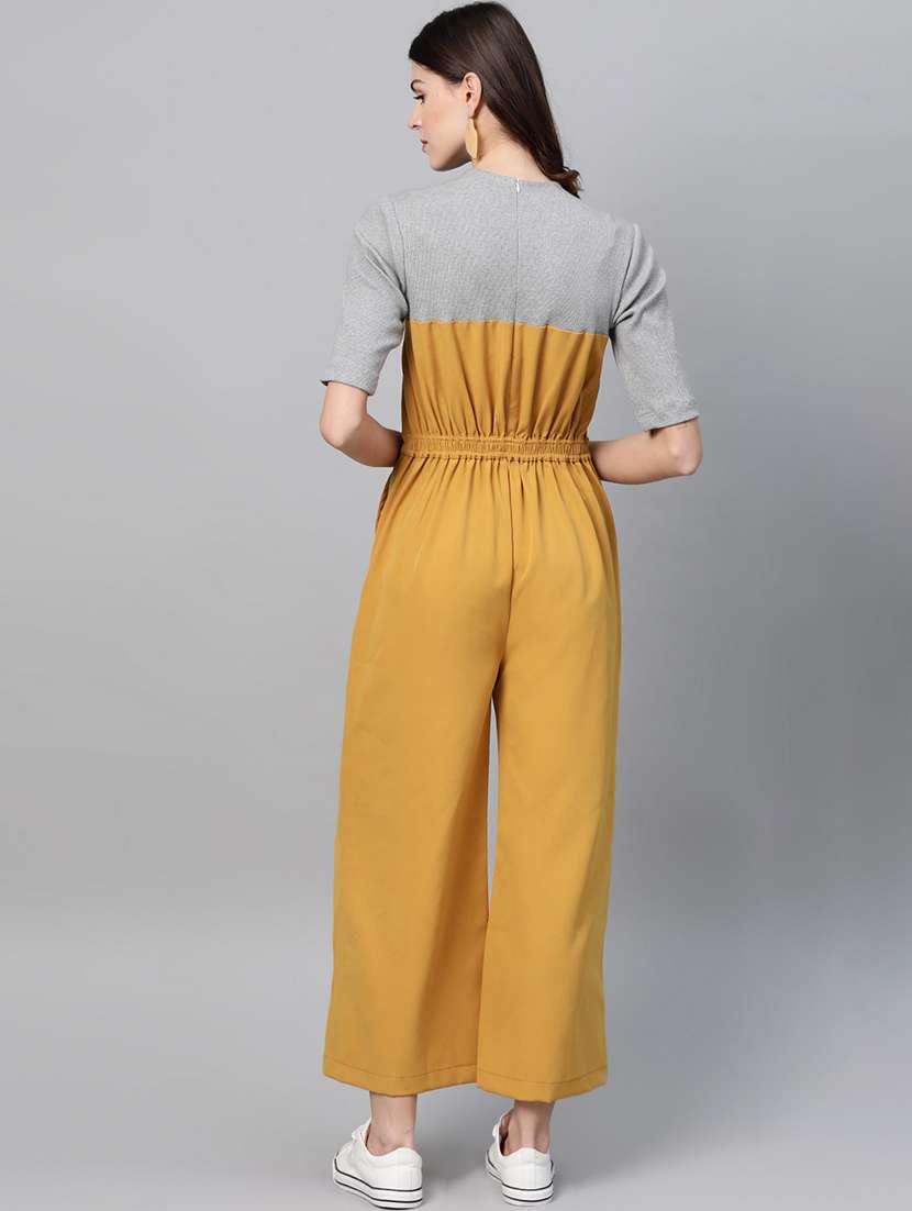 women printed full length jumpsuit - 21651192 - Standard Image - 2