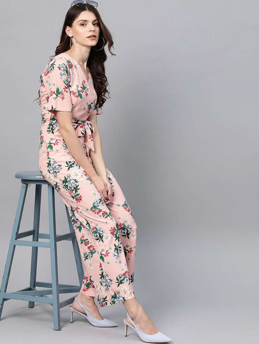 women printed full length jumpsuit - 21651200 - Standard Image - 2