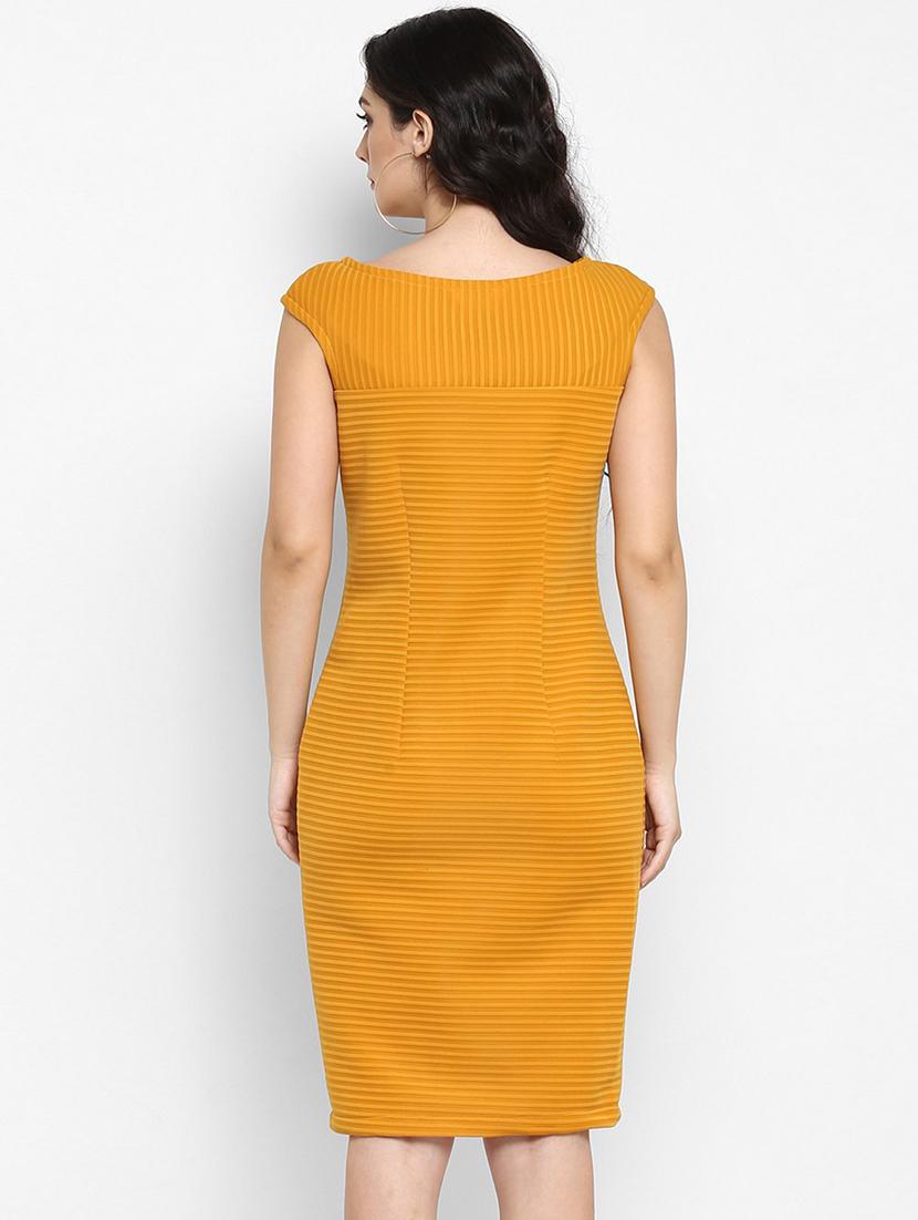 women striped sleeveless bodycon dress - 21651508 - Standard Image - 2