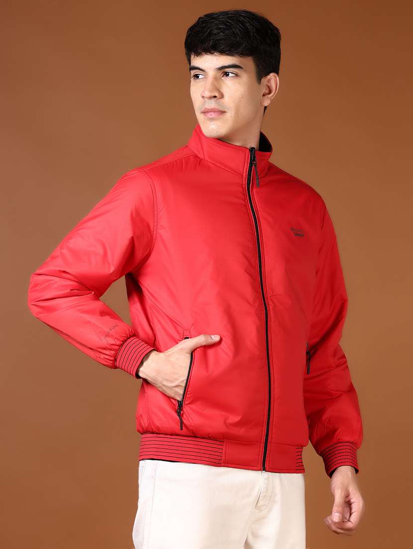 men solid long sleeve reversible bomber jacket - 21651632 -  Standard Image - 2