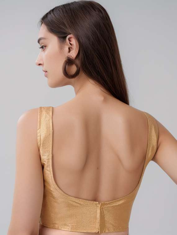 women solid sleeveless stitched blouse - 21651904 - Standard Image - 2