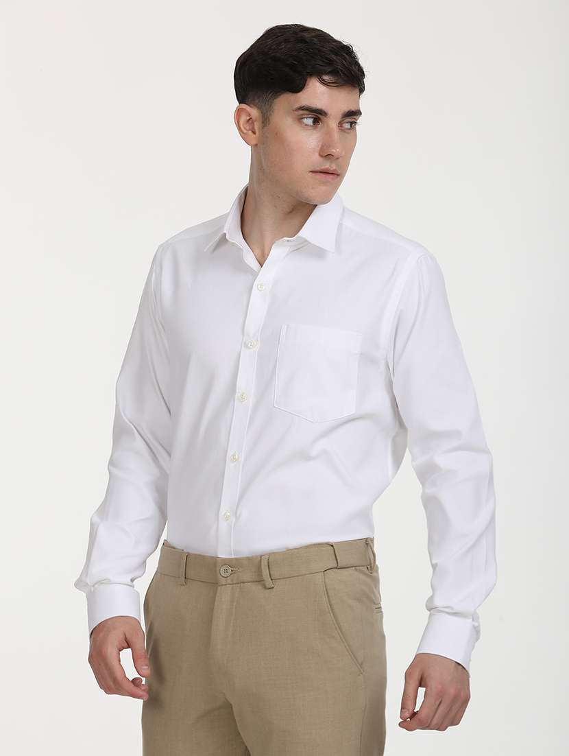 men solid long sleeve formal shirt - 21651953 -  Standard Image - 2