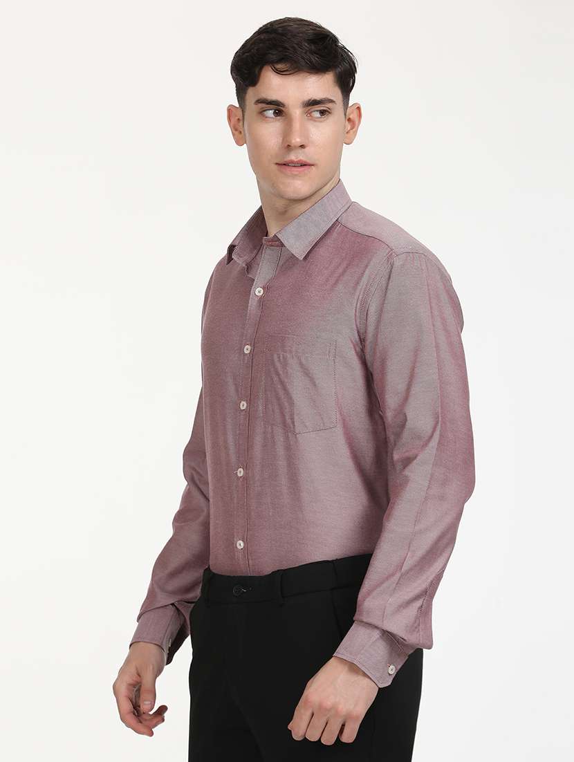 men solid long sleeve formal shirt - 21651956 -  Standard Image - 2