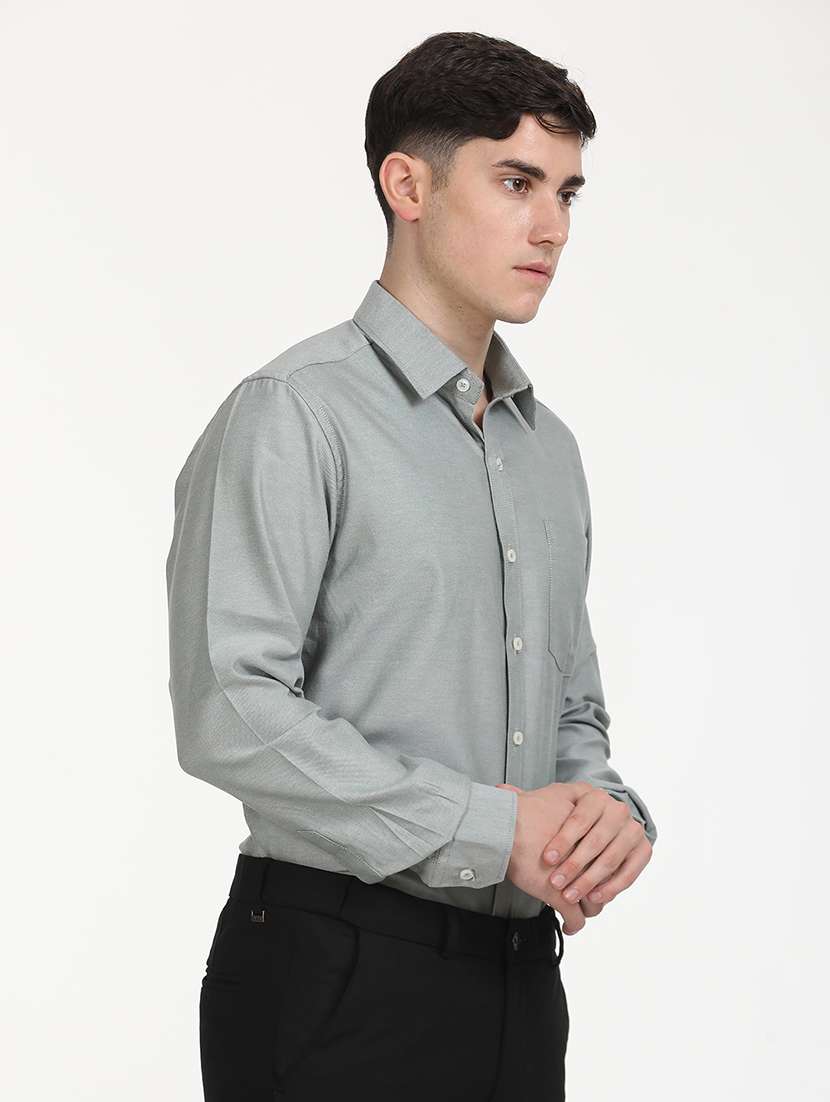 men solid long sleeve formal shirt - 21651957 -  Standard Image - 2