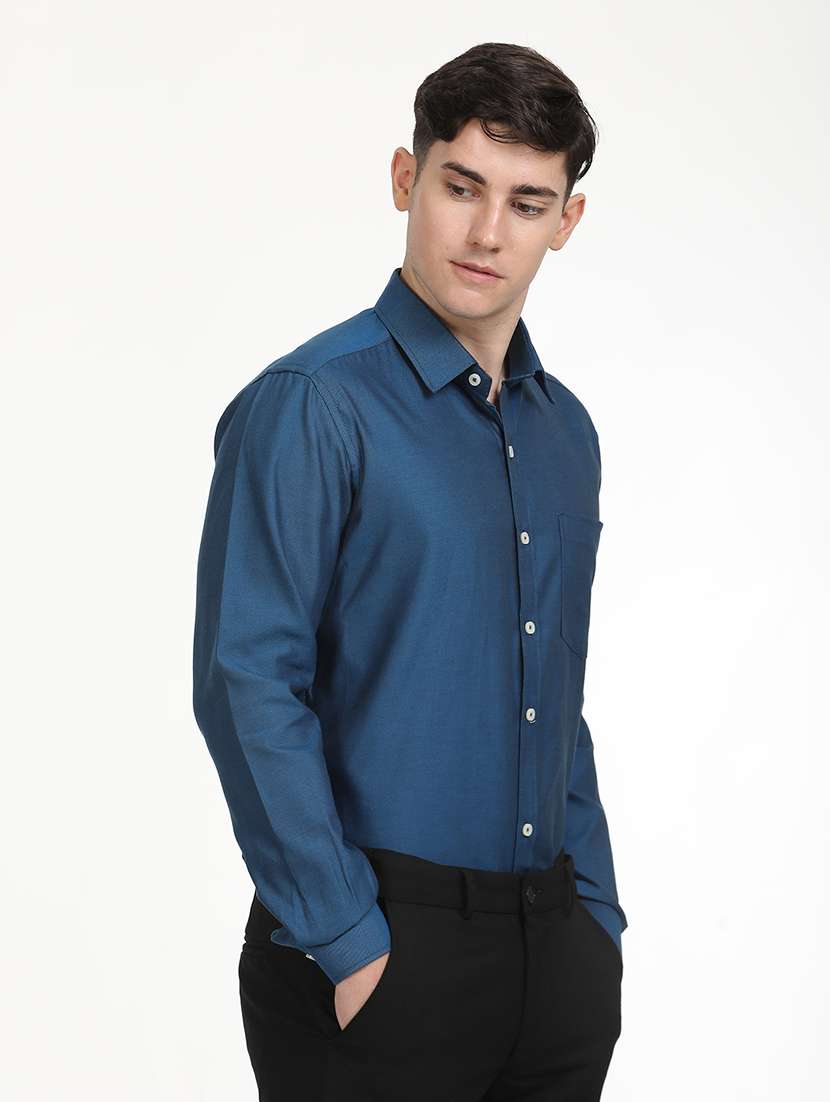 men solid long sleeve formal shirt - 21651960 -  Standard Image - 2