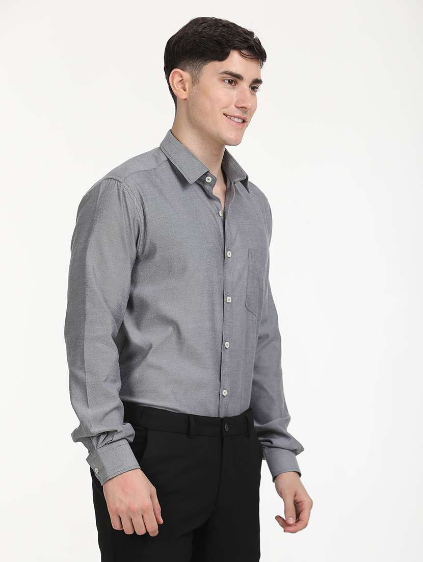 men solid long sleeve formal shirt - 21651961 -  Standard Image - 2