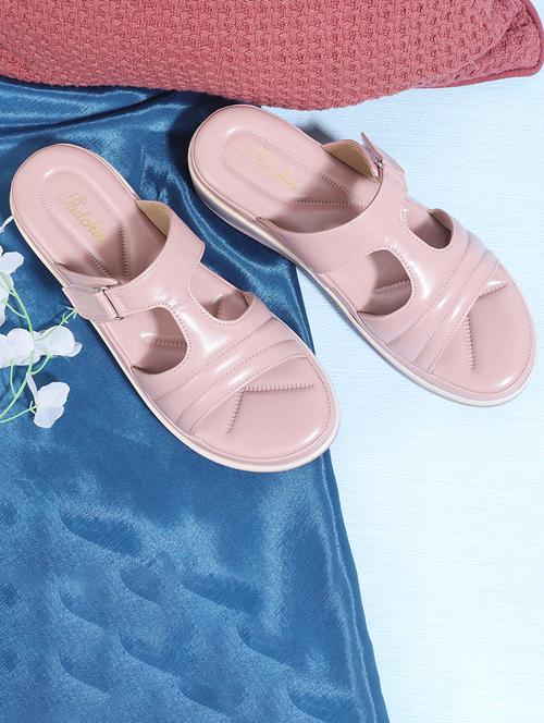 women nude solid platform sandals - 21652559 -  Standard Image - 0
