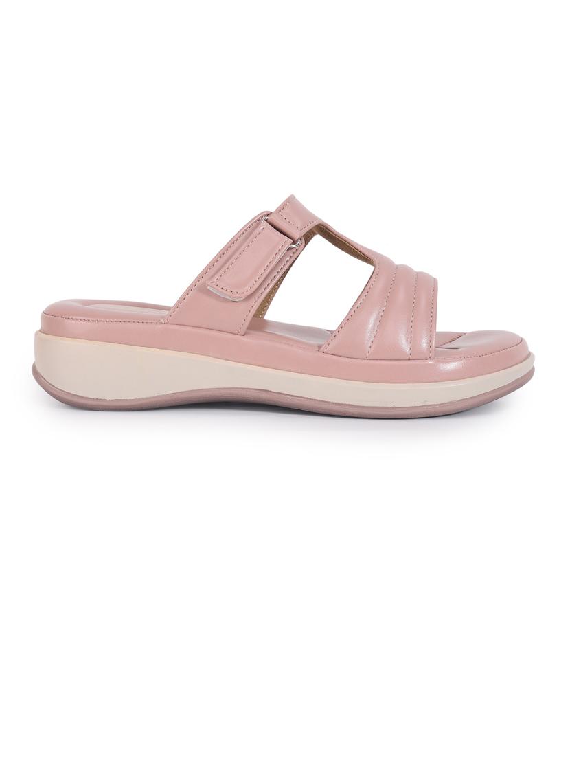 women nude solid platform sandals - 21652559 - Standard Image - 2