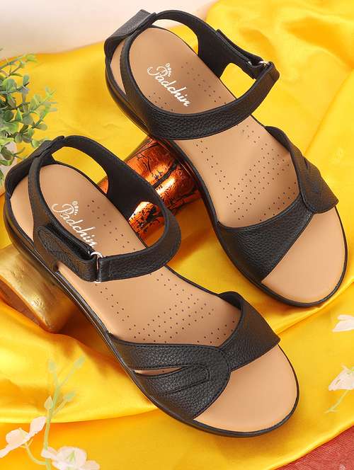 women solid ankle strap flat
