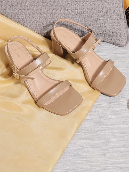 women solid ankle strap sandal - 21652576 - Standard Image - 0