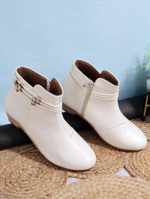 women ankle lenght zipper boot - 21652605 -  Standard Image - 0