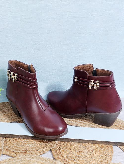women ankle lenght zipper boot - 21652615 -  Standard Image - 0