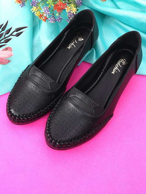 women black slip on loafer - 21652638 -  Standard Image - 0