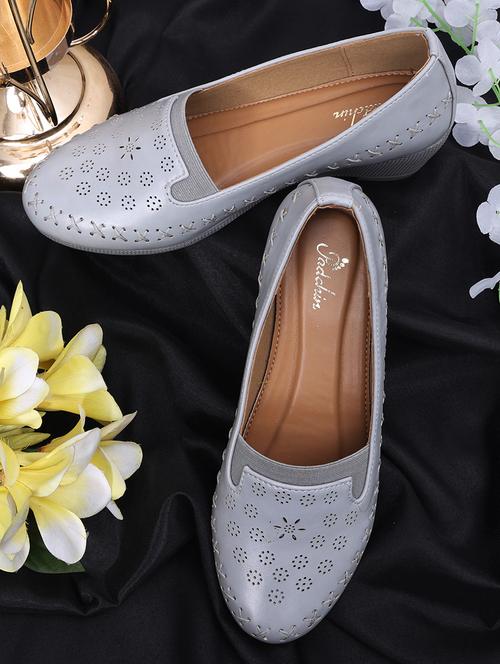 women grey slip on loafer - 21652641 -  Standard Image - 0