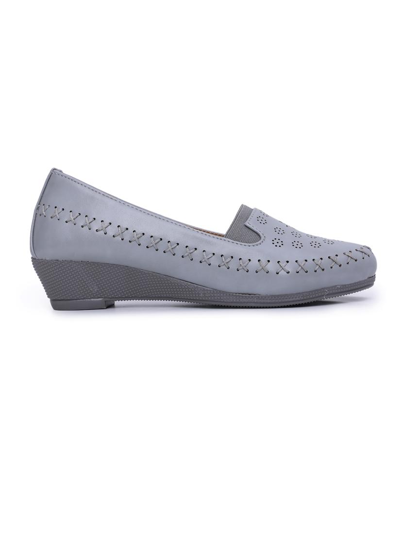women grey slip on loafer - 21652641 - Standard Image - 2