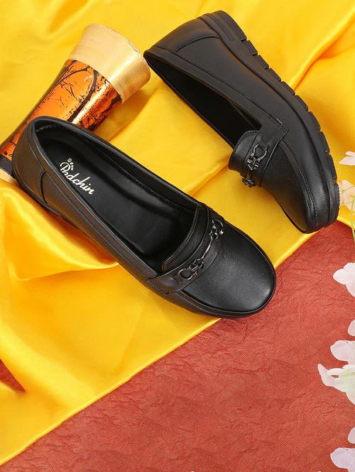 women black slip on loafer - 21652643 - Standard Image - 0