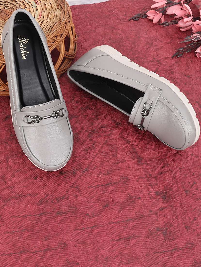 women grey slip on loafer - 21652644 - Zoom Image - 0