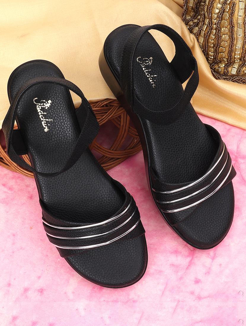 women black back strap wedge - 21652660 -  Zoom Image - 0