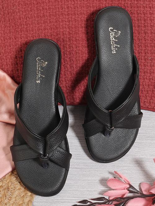 women black slip on wedge - 21652663 -  Standard Image - 0