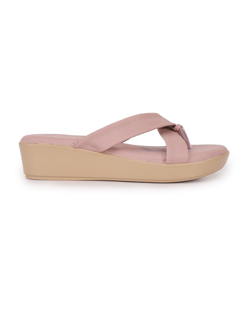 women nude slip on wedge - 21652664 - Standard Image - 2