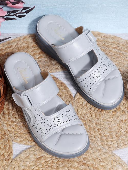 women grey slip on wedge - 21652682 - Standard Image - 0