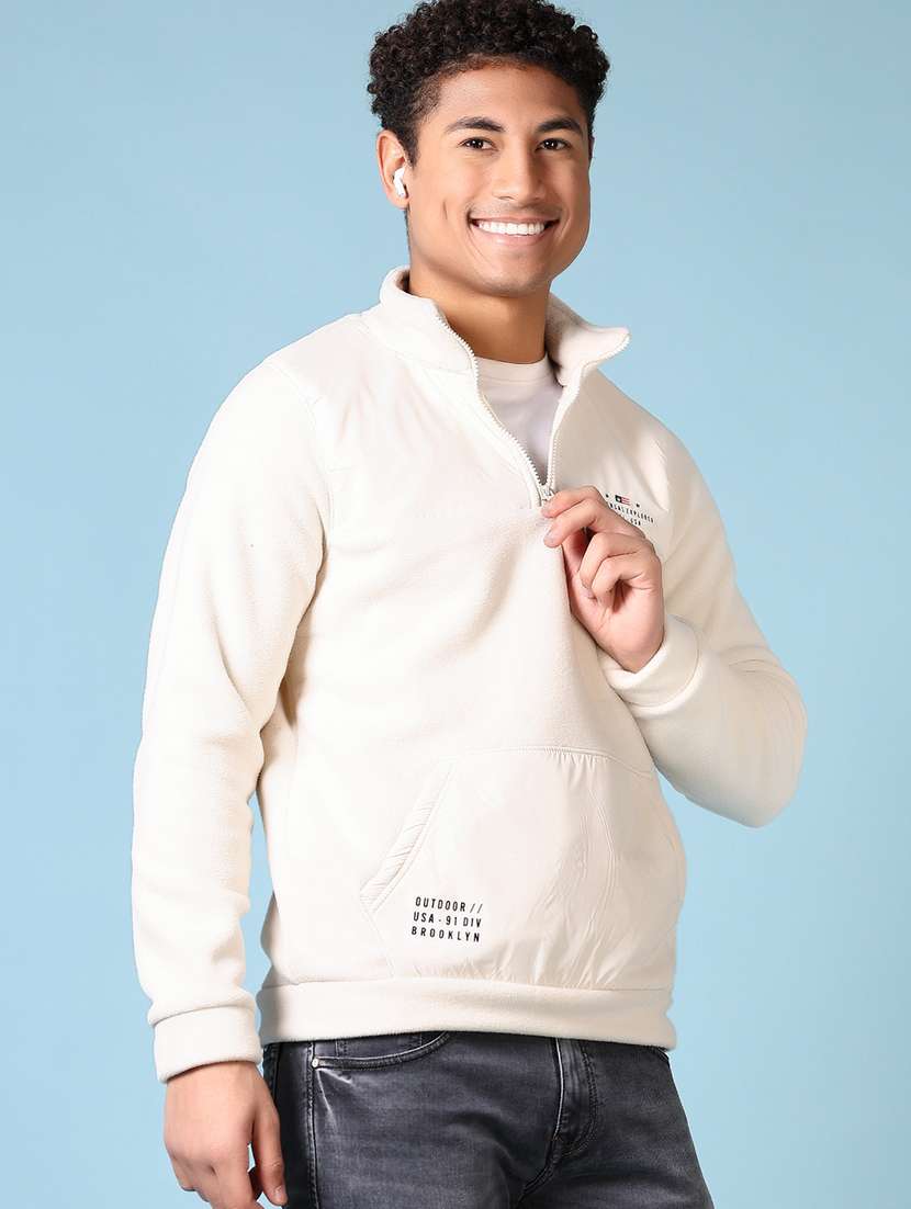 men solid long sleeve sweatshirt - 21652768 -  Standard Image - 2