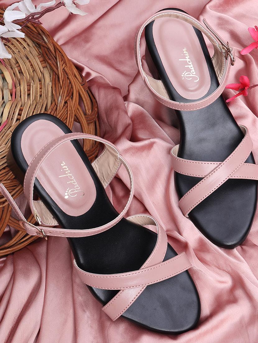 women solid ankle strap sandal - 21652899 -  Zoom Image - 0