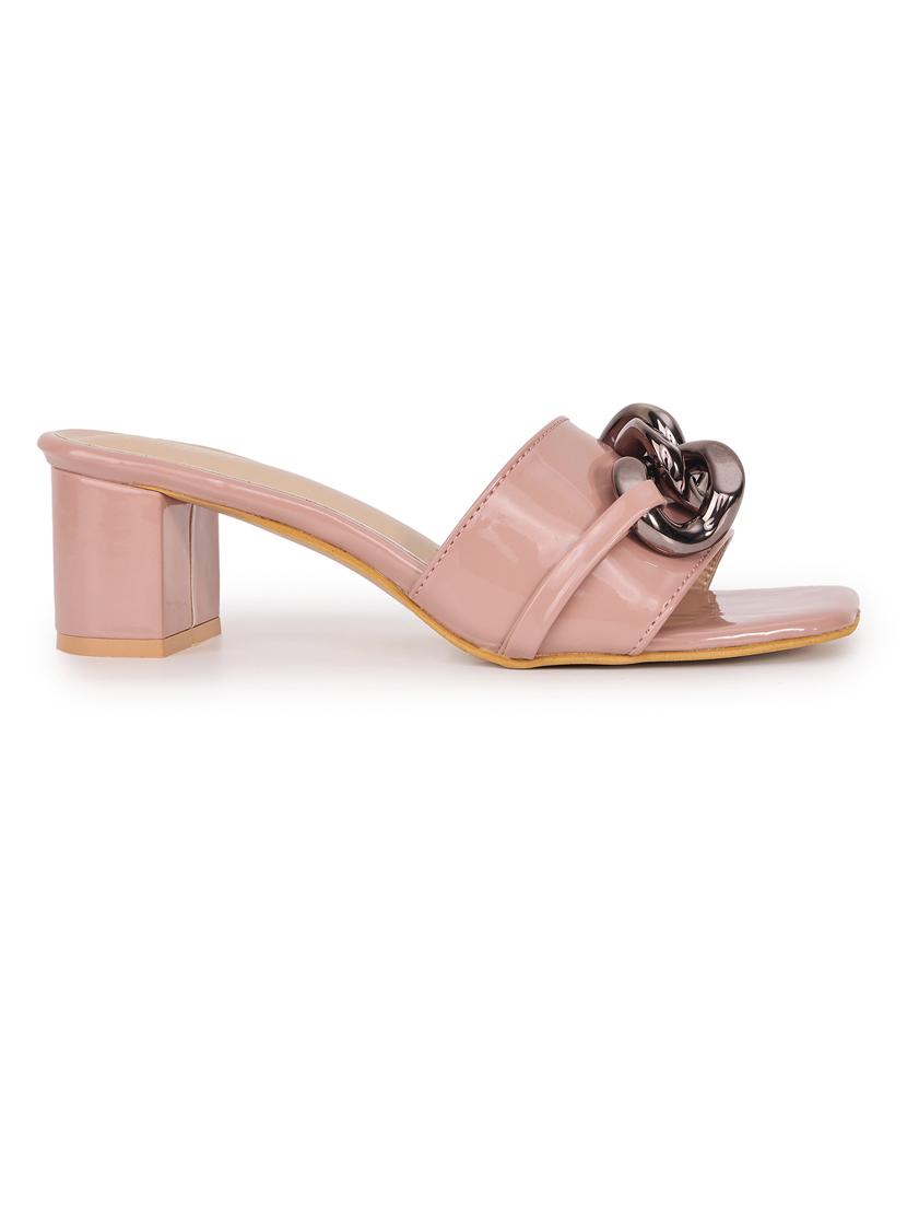 women embellished square toe block heel sandals - 21652902 - Standard Image - 2