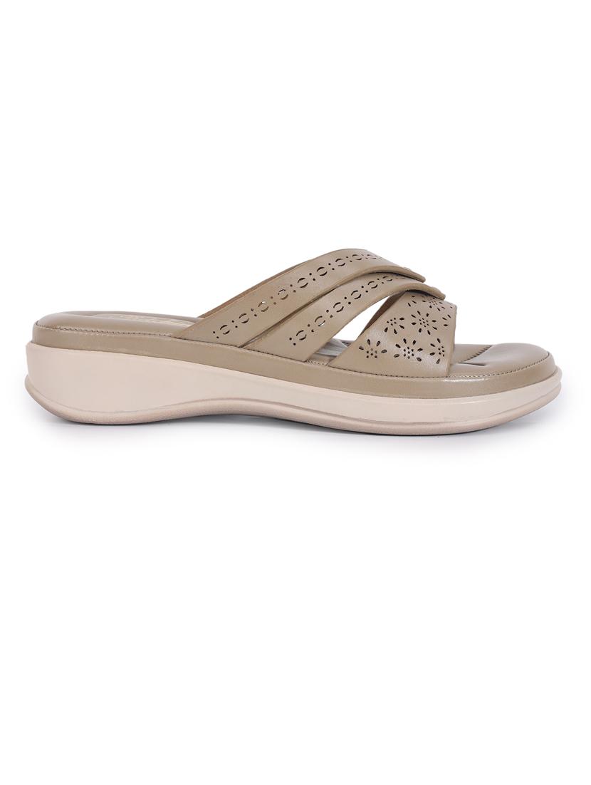 women cut work platform wedge - 21652914 - Standard Image - 2