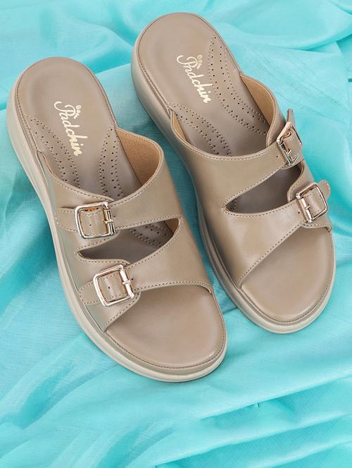 women solid slip on wedge - 21652919 - Standard Image - 0