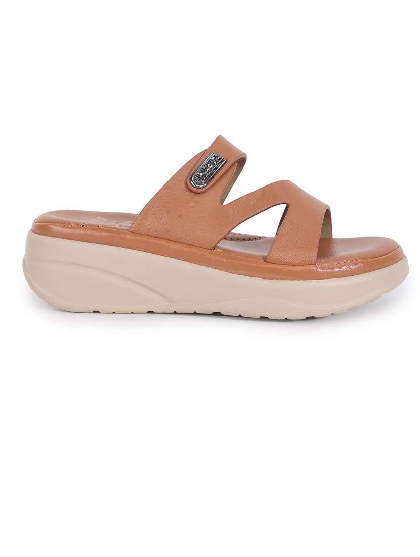 women solid slip on wedge - 21652920 -  Standard Image - 2