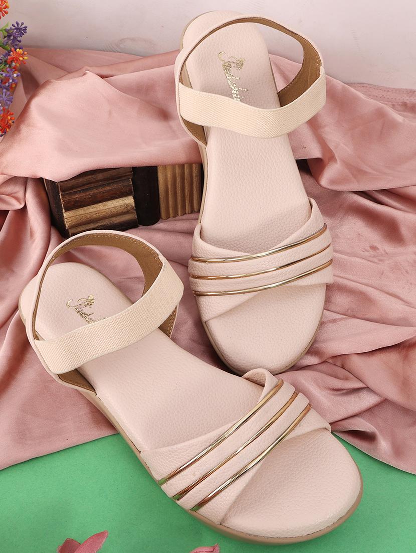 women solid ankle strap wedge - 21652936 -  Zoom Image - 0