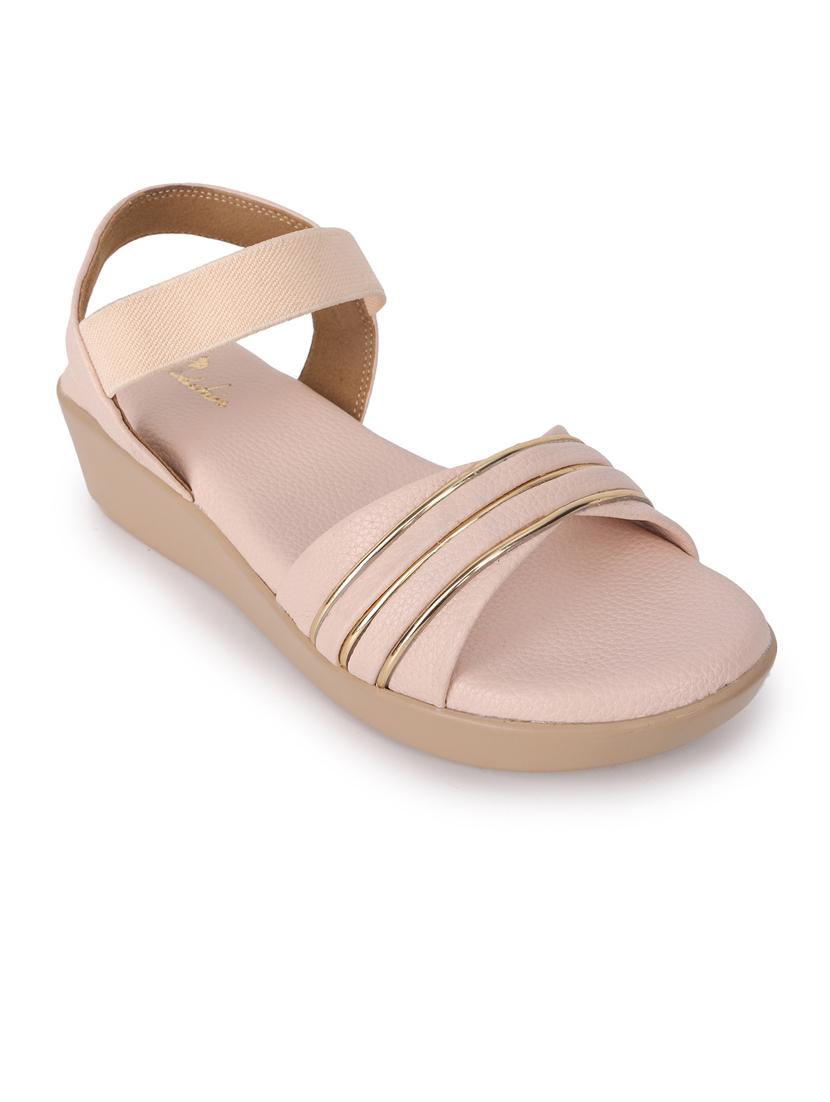 women solid ankle strap wedge - 21652936 - Standard Image - 2