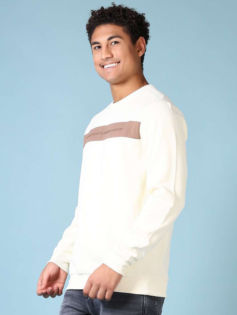 men color block long sleeve sweatshirt - 21653120 -  Standard Image - 2