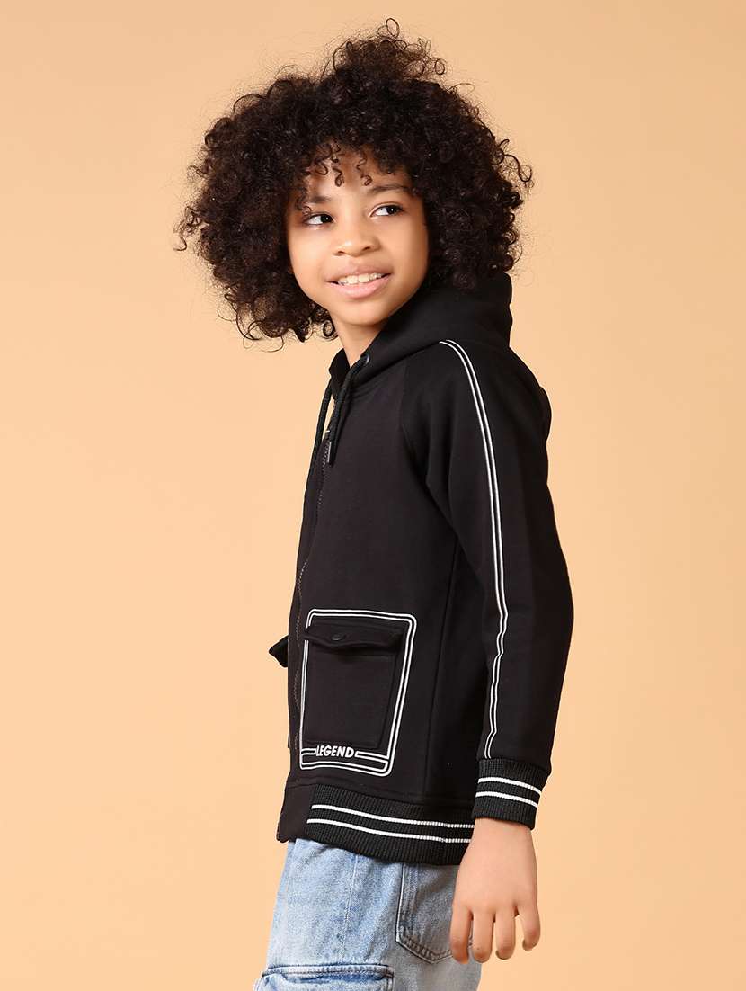 women solid hooded long sleeves jacket - 21653128 -  Standard Image - 2